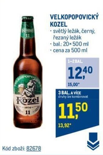 Makro VELKOPOPOVICKÝ KOZEL nabídka