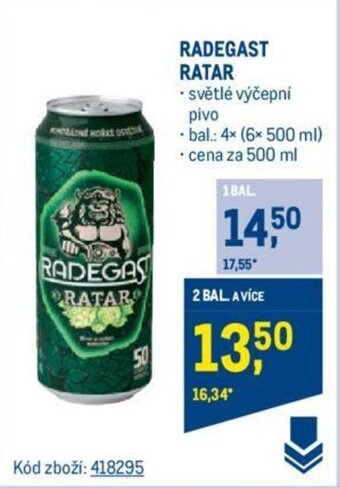 Makro RADEGAST RATAR nabídka