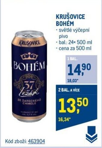 Makro KRUŠOVICE BOHÉM nabídka