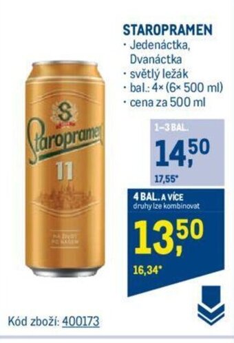 Makro STAROPRAMEN nabídka