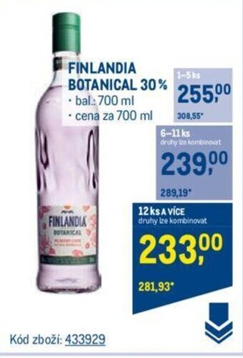 Makro FINLANDIA BOTANICAL 30% nabídka