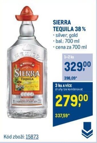 Makro SIERRA TEQUILA 38% nabídka