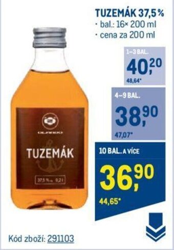 Makro TUZEMÁK 37,5% nabídka