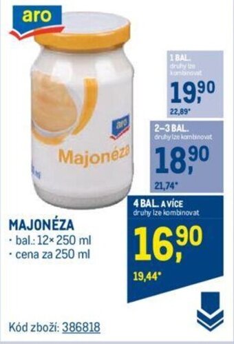 Makro MAJONÉZA nabídka