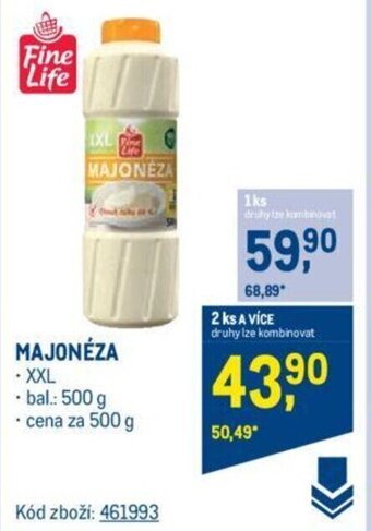 Makro MAJONÉZA nabídka