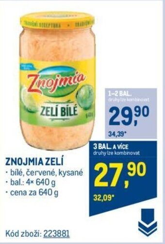 Makro ZNOJMIA ZELÍ nabídka