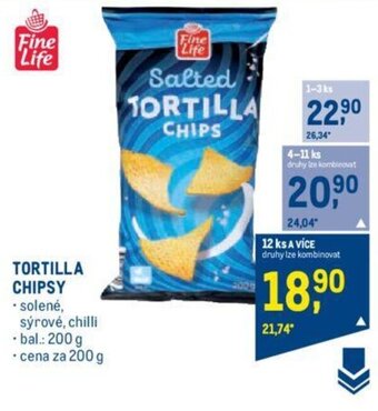 Makro TORTILLA CHIPSY nabídka