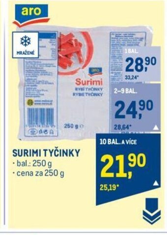 Makro SURIMI TYČINKY nabídka