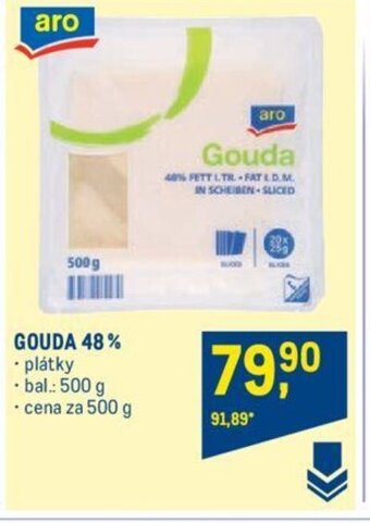 Makro aro GOUDA 48% nabídka