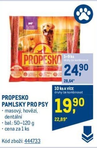 Makro PROPESKO PAMLSKY PRO PSY nabídka