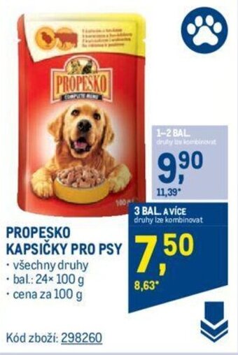 Makro PROPESKO KAPSIČKY PRO PSY nabídka