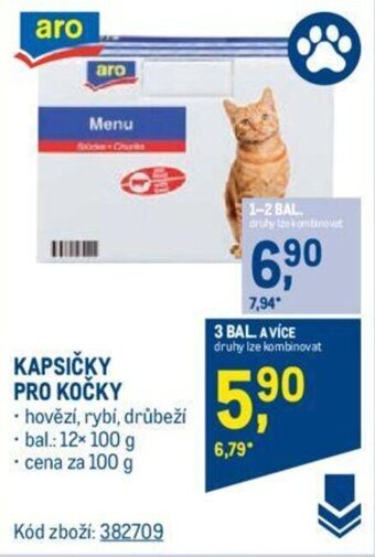 Makro KAPSIČKY PRO KOČKY nabídka