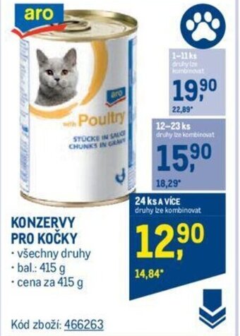 Makro KONZERVY PRO KOČKY nabídka