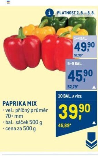 Makro PAPRIKA MIX nabídka