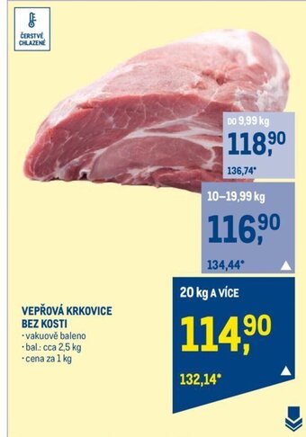 Makro VEPŘOVÁ KRKOVICE BEZ KOSTI nabídka