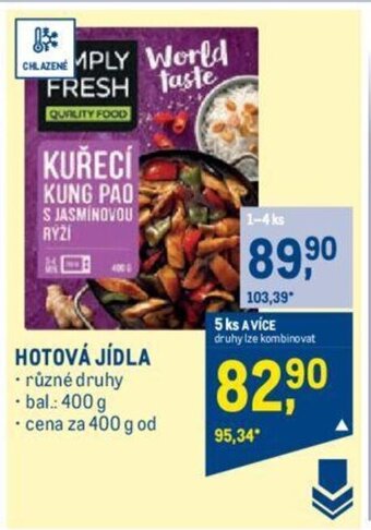 Makro HOTOVÁ JÍDLA nabídka