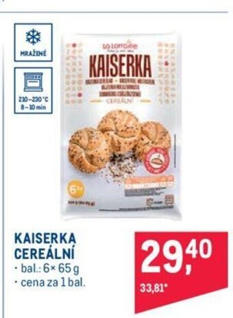 Makro KAISERKA CEREÁLNÍ nabídka