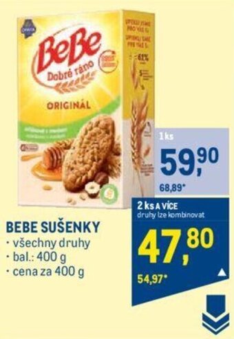 Makro BEBE SUŠENKY nabídka