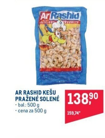 Makro AR RASHID KEŠU PRAŽENÉ SOLENÉ nabídka
