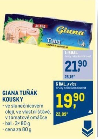 Makro GIANA TUŇÁK KOUSKY nabídka