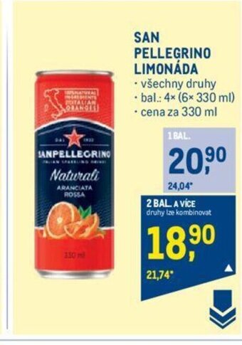 Makro SAN PELLEGRINO LIMONÁDA nabídka