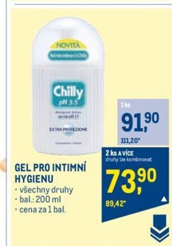 Makro GEL PRO INTIMNÍ HYGIENU nabídka