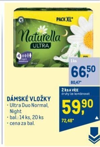 Makro DÁMSKÉ VLOŽKY nabídka