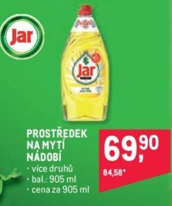 Makro JAR PROSTŘEDEK NA MYTÍ NÁDOBÍ nabídka