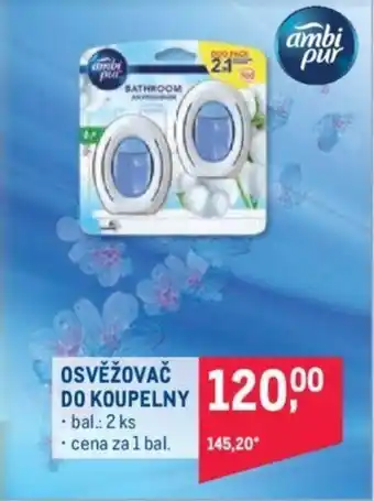 Makro ambi pur OSVĚŽOVAČ DO KOUPELNY nabídka