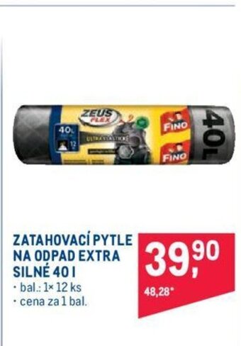 Makro ZATAHOVACÍ PYTLE NA ODPAD EXTRA SILNÉ 40 l nabídka