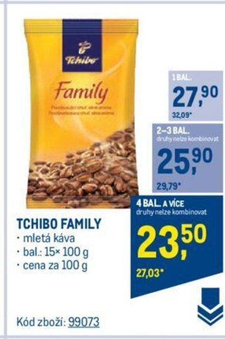 Makro TCHIBO FAMILY nabídka