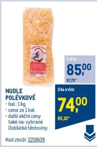 Makro NUDLE POLÉVKOVÉ nabídka