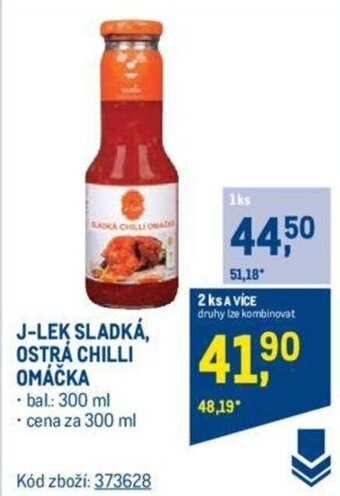 Makro J-LEK SLADKÁ, OSTRÁ CHILLI OMÁČKA nabídka