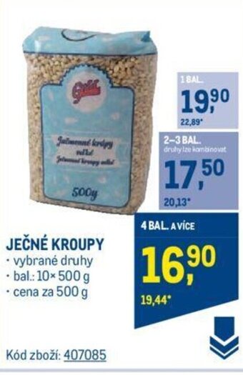 Makro JEČNÉ KROUPY nabídka