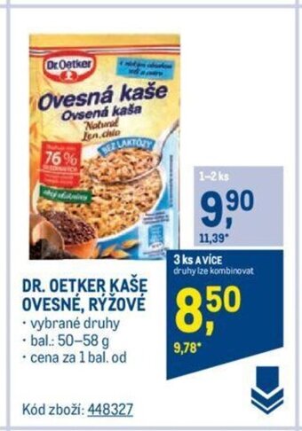 Makro DR. OETKER KAŠE OVESNÉ, RÝŽOVÉ nabídka