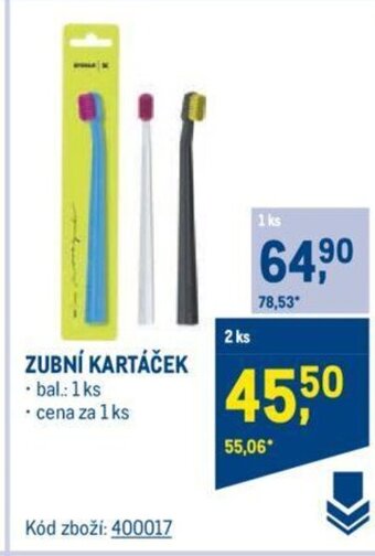 Makro ZUBNÍ KARTÁČEK nabídka