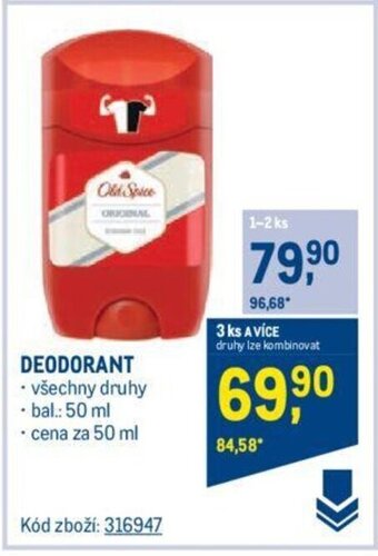 Makro DEODORANT nabídka
