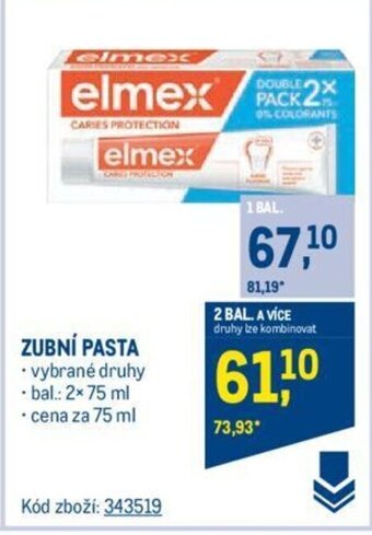 Makro Elmex ZUBNÍ PASTA nabídka