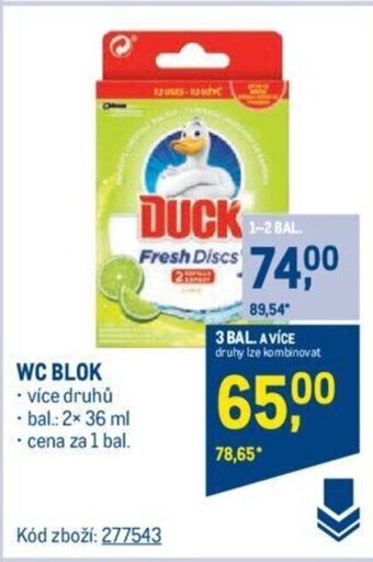 Makro Duck WC BLOK nabídka