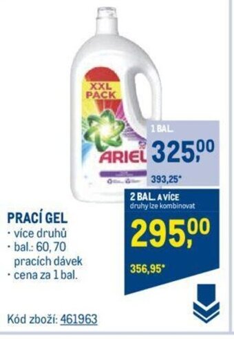 Makro Ariel PRACÍ GEL nabídka