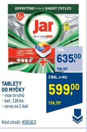 Makro Jar TABLETY DO MYČKY nabídka
