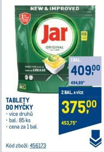 Makro Jar TABLETY DO MYČKY nabídka