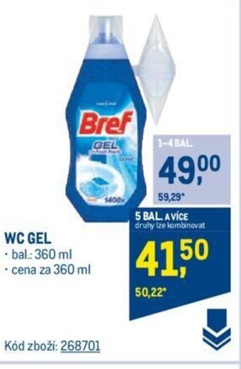 Makro Bref WC GEL nabídka