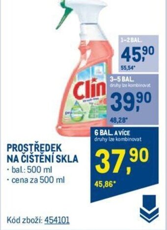 Makro Clin PROSTŘEDEK NA CISTENI SKLA nabídka