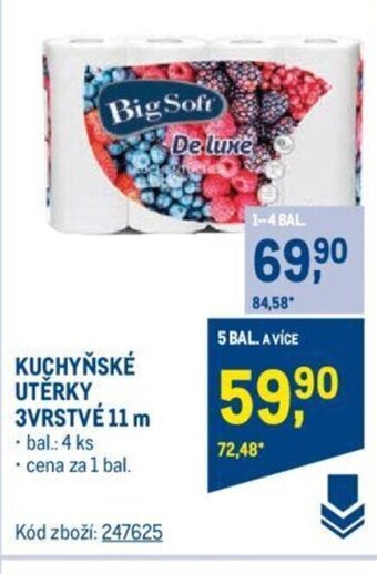 Makro KUCHYŇSKÉ UTĚRKY 3VRSTVÉ 11 m nabídka