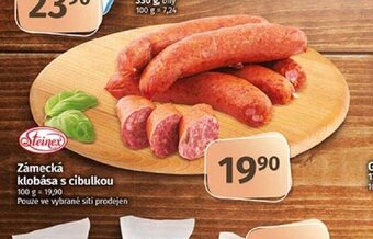 COOP TIP Zámecká klobása s cibulkou nabídka