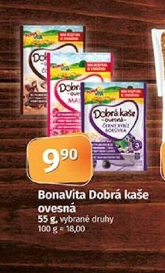 COOP TIP BonaVita Dobrá kaše ovesná nabídka