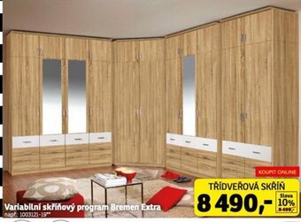 Asko Variabilní skříňový program Bremen Extra nabídka