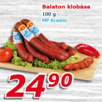 ESO MARKET Balaton klobása nabídka