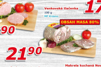 ESO MARKET Venkovská tlačenka 100 g nabídka